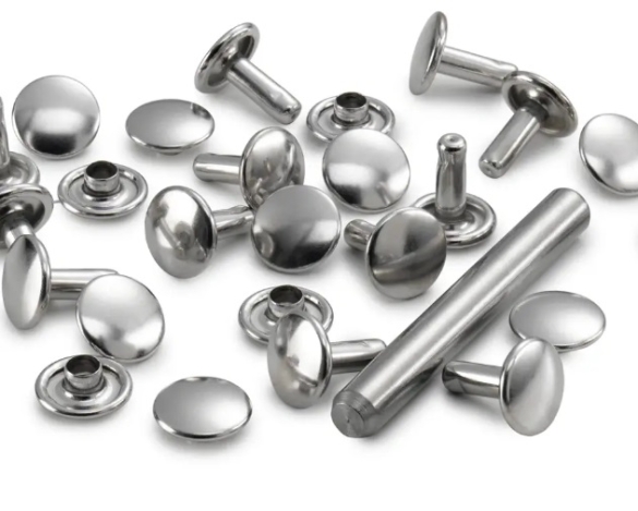 Клепки 4-6 мм, сріблястого кольору (15 шт.) 403151 фото №2