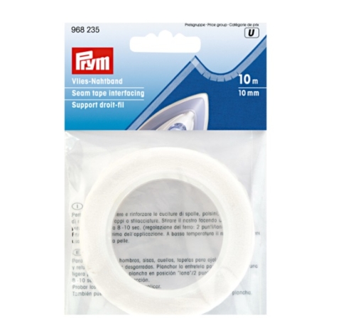 Флізелінова стрічка для стабільності зрізів (10 мм) 968235 фото №2