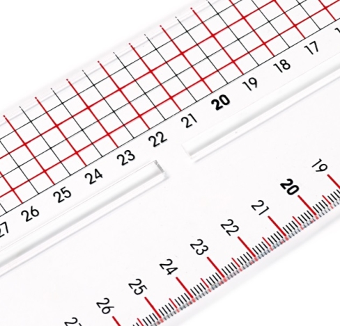 Кравецька лінійка-лекало (52,5х16х0,3 см) 611501 фото №3