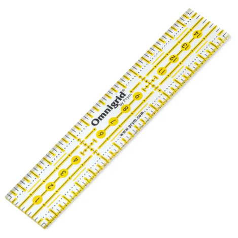 Лінійка із жовто-чорною розміткою (3х15 см) 611317 фото №2