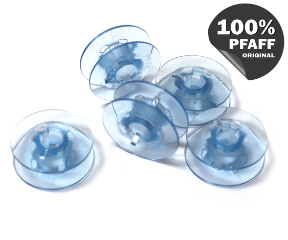 Шпулька блакитна пластикова (21,6*8,6 мм) 820779096 фото №1