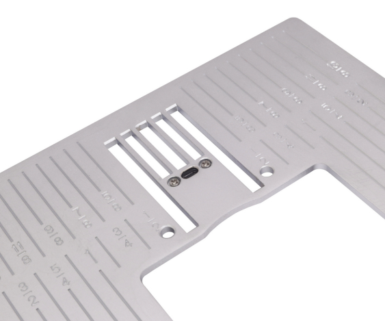 Голкова пластина для прямої строчки (збільшений отвір) 68003080 фото №2