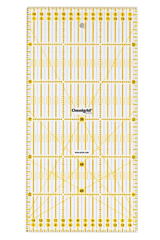 Лінійка із жовто-чорною розміткою (15х30 см) 611307 фото №1
