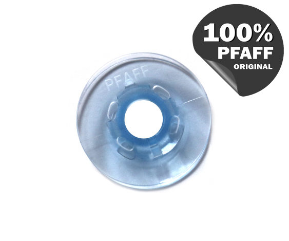 Шпулька блакитна пластикова (21,6*8,6 мм) 820779096 фото №4