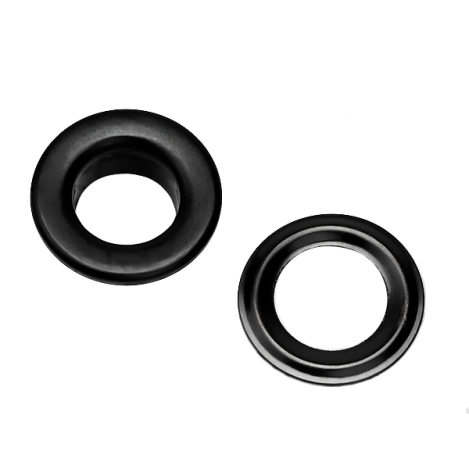 Люверси чорні (внутрішній діаметр 11 мм) 541381 фото №2