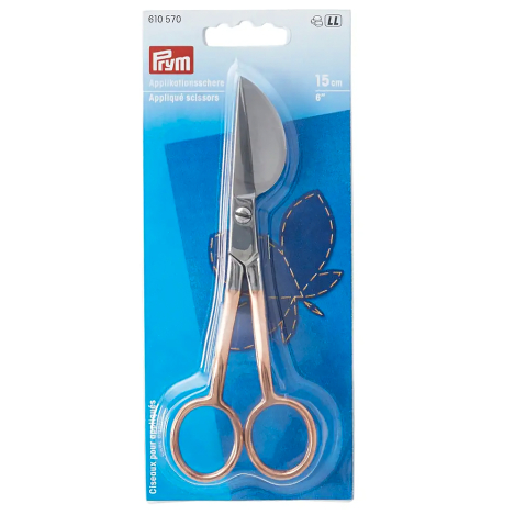 Ножницы для аппликаций золотого цвета (150 мм) 610570 фото №4