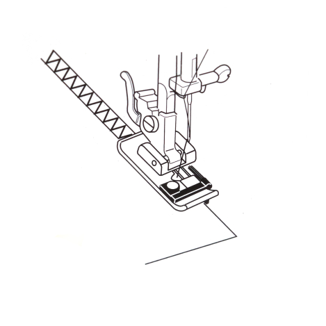 Лапка для оверлочного шва зі щіточкою Janome/Family 822801001 фото №3