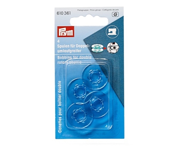 Набір пластикових шпульок (21,9*9 мм) (4 шт.) 610361 фото №3