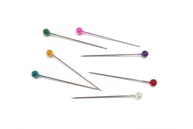 Булавки с жемчужными головками, средние (0,58х40мм) 028625 фото №2