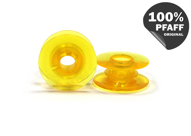 Шпулька пластикова (жовтий) (20,7*10,4 мм) 820921096 фото №1