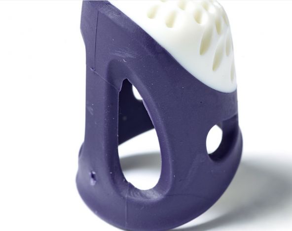 Наперсток эргономичный, размер 16,5 мм (М) (фиолетовый) 431141 фото №2