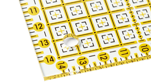 Трикутник для 1/2 квадрата (15х15 см) 611314 фото №3