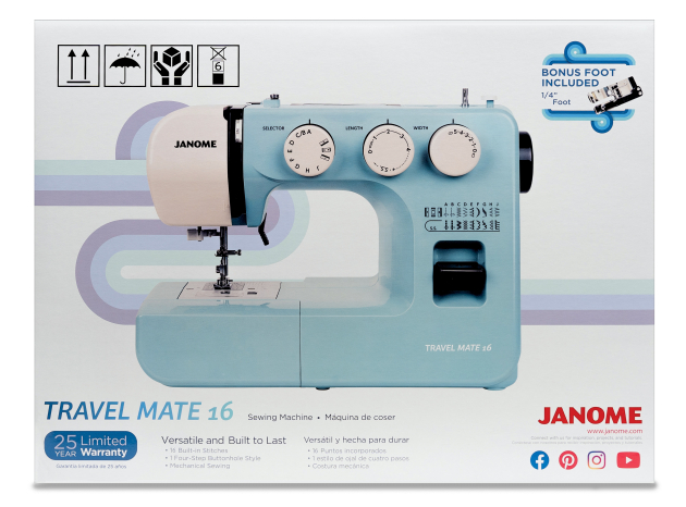 JANOME TM 16 (TRAVEL MATE 16) JANOME TM 16 фото №3