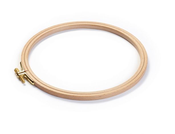 П'яльці з букової деревини з гвинтом (19 см) 611677 фото №1