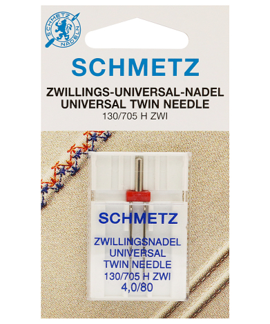 Голка Twin Universal №80/4,0 36985 фото №1