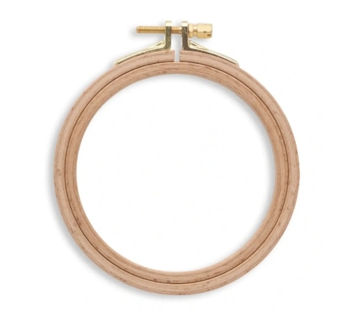 П’яльці з букової деревини з гвинтом (10 см) 610630 фото №1