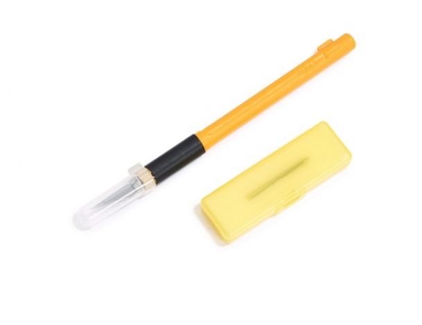 Макетный нож с 3-мя сменными лезвиями 611395 фото №1