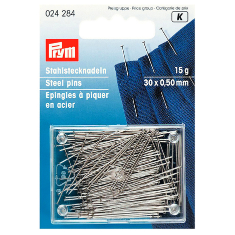 Шпильки із загартованої сталі, середні (30х0,50 мм) 024284 фото №1