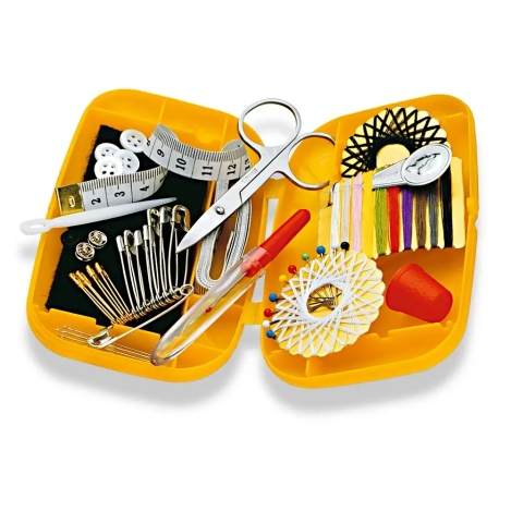 Дорожній набір у пластиковому футлярі (жовтий) 651239 фото №3