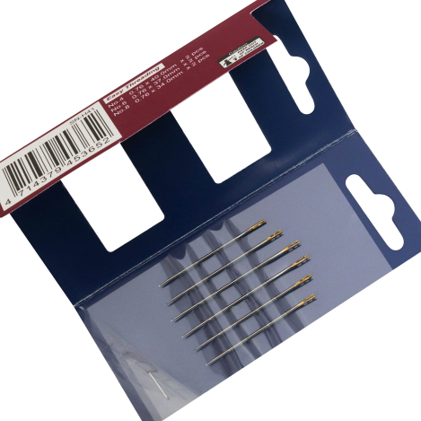 Голки ручні для тих, хто слабо бачать № 4-8 (6 шт.) SN-H41 фото №2