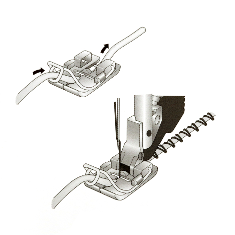 Лапка для пришивання об'ємних ниток 820607096 фото №3