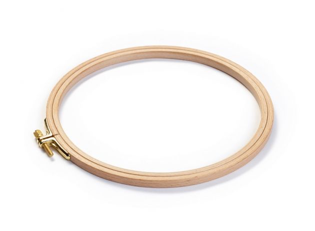 П'яльці з букової деревини з гвинтом (16 см) 611676 фото №1