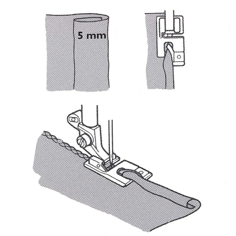 Лапка для підгинання на 5 мм (металева) 411851745 фото №2