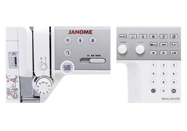 JANOME MEMORY CRAFT 6700P Janome Memory Craft 6700P фото №6