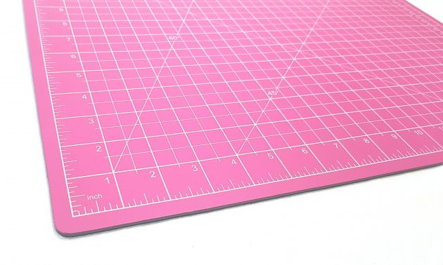 Коврик для раскройных ножей, двухсторонний, двухцветный (30x45см)  DW-12123 (AC) фото №5