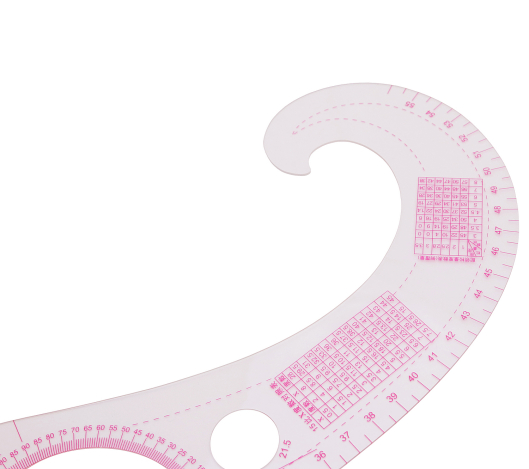 Лінійка-лекало кравецьке вигнуте (23х56 см) 3250 фото №3