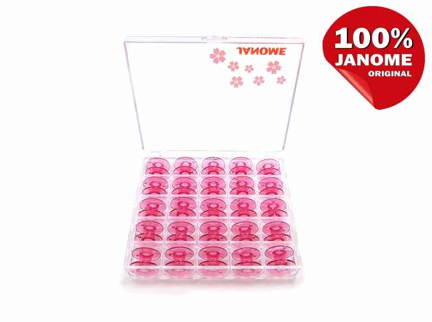 Коробка із пластиковими шпульками (рожева) 200277062 фото №2