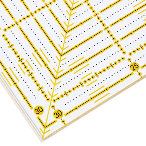 Лінійка із жовто-чорною розміткою (31,5х31,5 см) 611319 фото №3