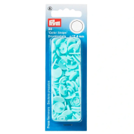 Кнопки пластикові "Коло" 12,4 мм (світло-бірюзовий)