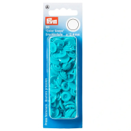 Кнопки пластикові "Коло" 12,4 мм (бірюзовий)