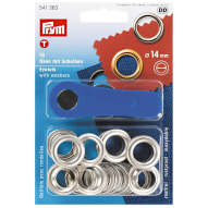 Люверси сріблясті (внутрішній діаметр 14 мм)