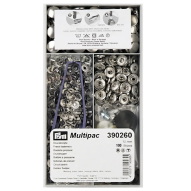 Кнопки "Анорак", 15 мм (сріблястий) 100 шт.