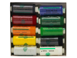 Набір швейних ниток №11 Dor Tak (10 шт.) 