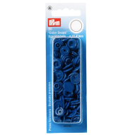 Кнопки пластикові "Коло" 12,4 мм (синій)