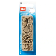 Кнопки пластикові "Коло" 12,4 мм (мигдальний)