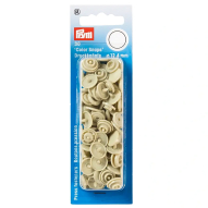 Кнопки пластикові "Коло" 12,4 мм (бежевий)