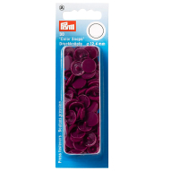 Кнопки пластикові "Коло" 12,4 мм (винний)