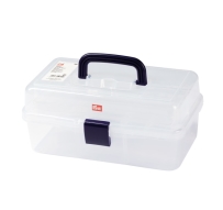 Скриня із ручкою для рукоділля (прозорий)