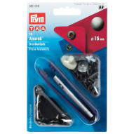 Кнопки "Анорак", 15 мм (зістарене залізо)