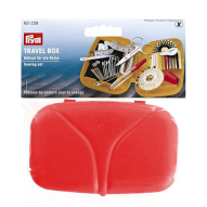 Дорожній набір у пластиковому футлярі (помаранчевий)