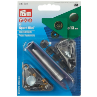 Кнопки "Спорт та кемпінг", 13 мм (чорний)