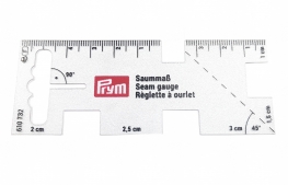 Линейка для разметки припусков, прозрачная