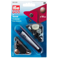 Кнопки "Анорак", 15 мм (зістарена мідь)