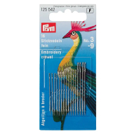 Голки гострі для вишивки № 3-9 (16 шт.)