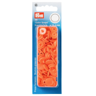 Кнопки пластикові "Коло" 12,4 мм (помаранчевий)