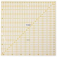Лінійка із жовто-чорною розміткою (31,5х31,5 см)